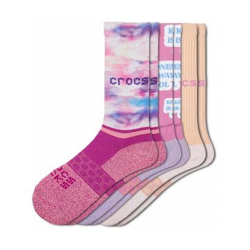 Crocs Adult Crew Seasonal Day Dreamer 3 Pack Zokni Női Rózsaszín | HU 1642RVDW